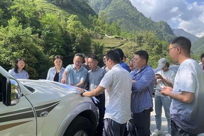 馬邊縣領導督導落實蜀能礦產公司三號礦山項目要素保障工作