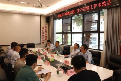 蜀能礦產(chǎn)召開磷酸鐵鋰廠生產(chǎn)經(jīng)營(yíng)工作專題會(huì)